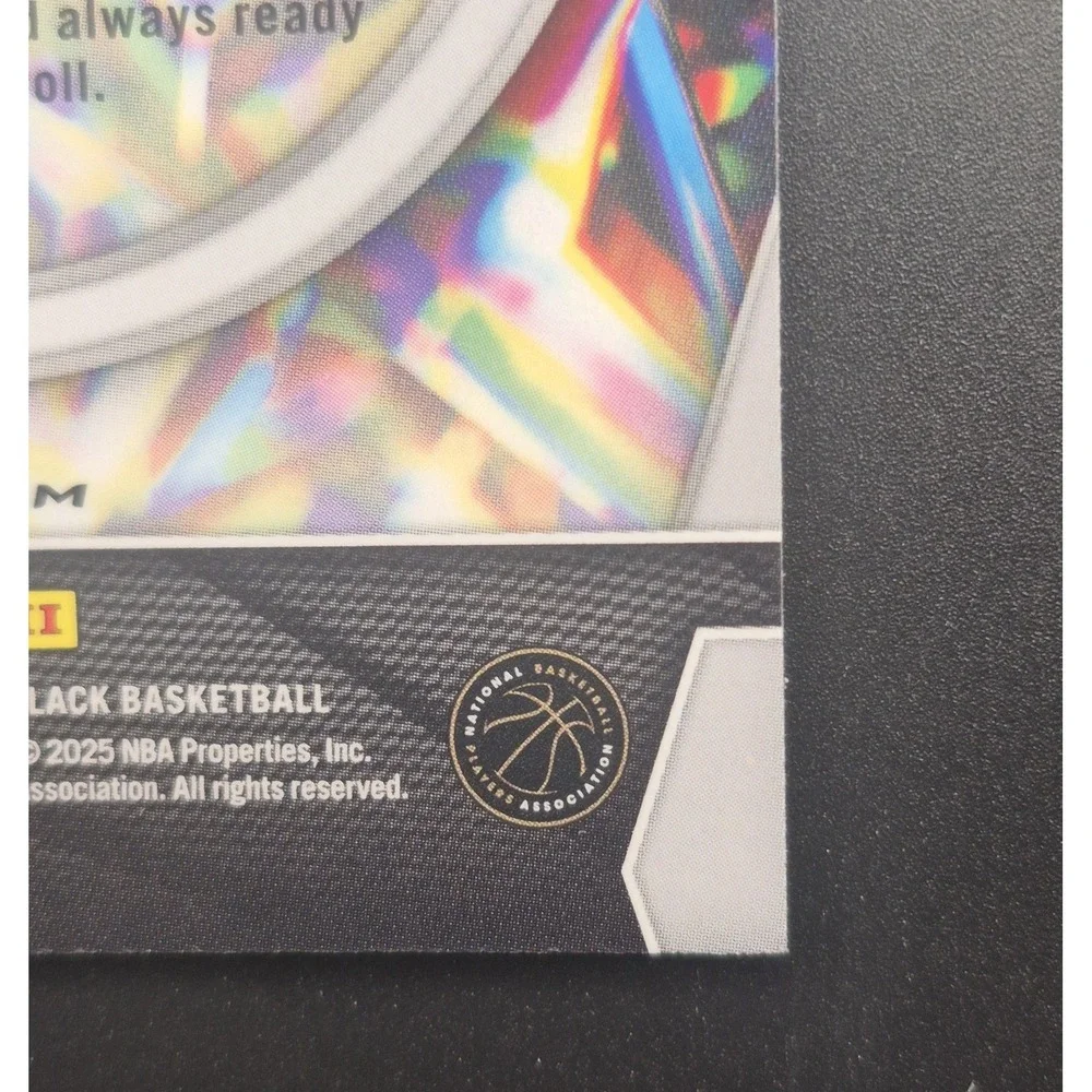 2024 Panini‎ Prizm Black Anthony Edwards #7  Kaleidoscopic Silver Prizm